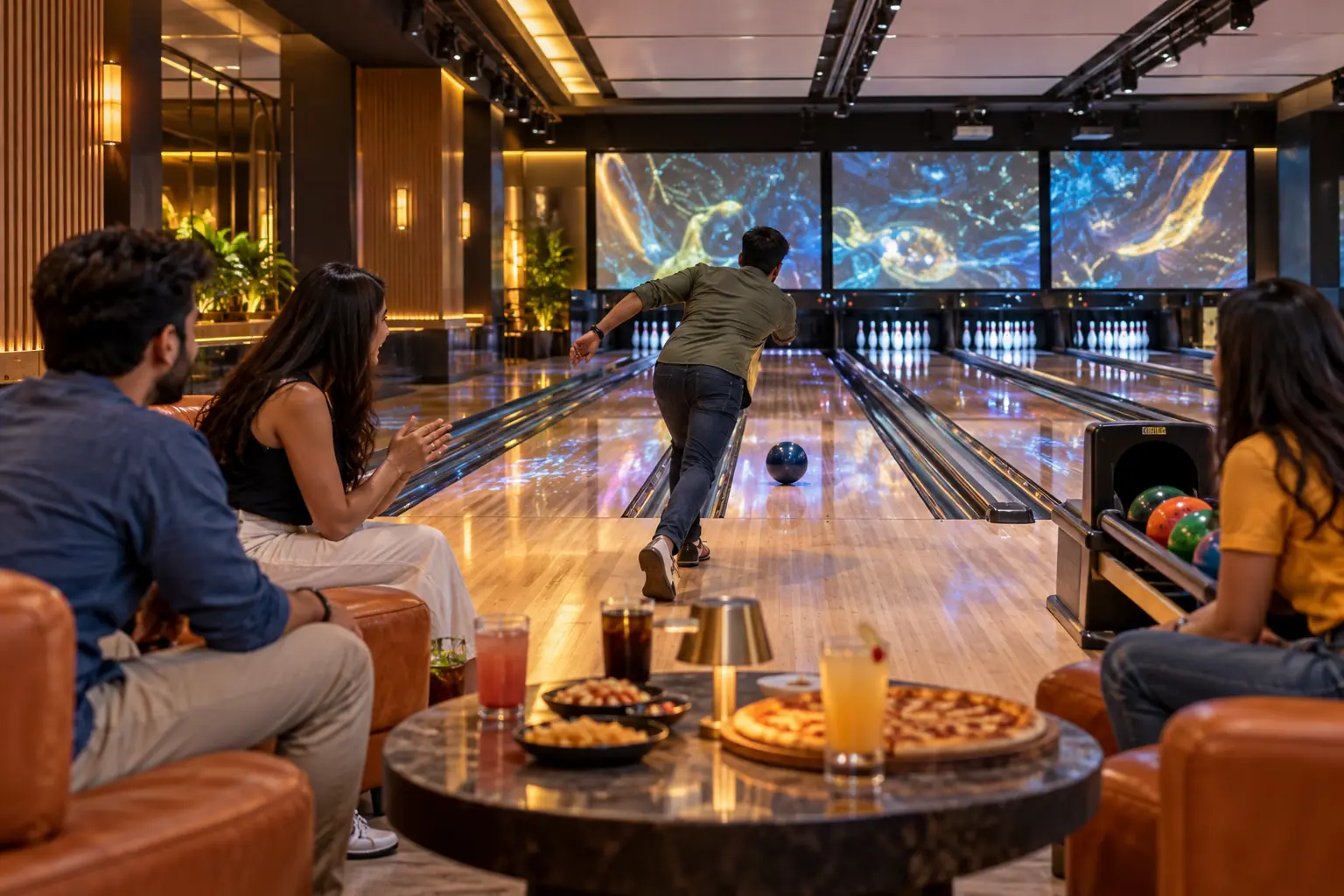 Immersive Bowling Alleys, illustrative concept visual