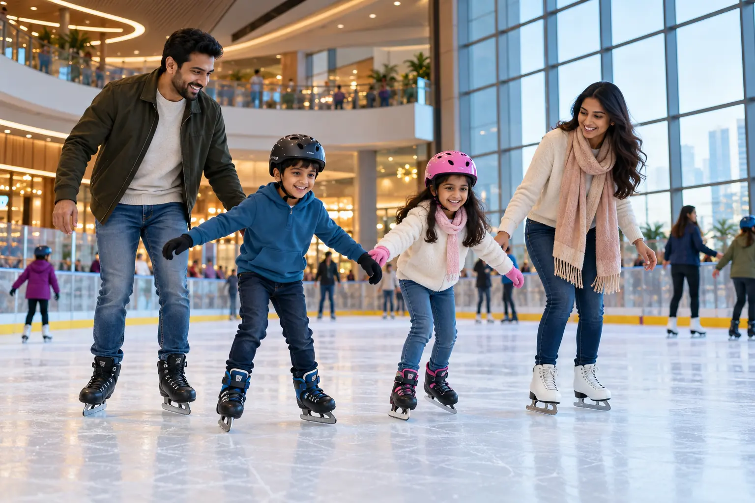 Ice Skating Rinks, illustrative concept visual