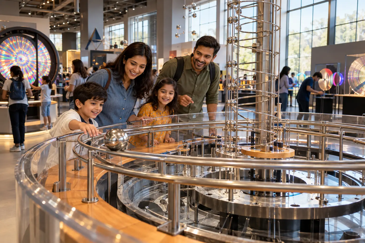 Interactive Science Museum, illustrative concept visual