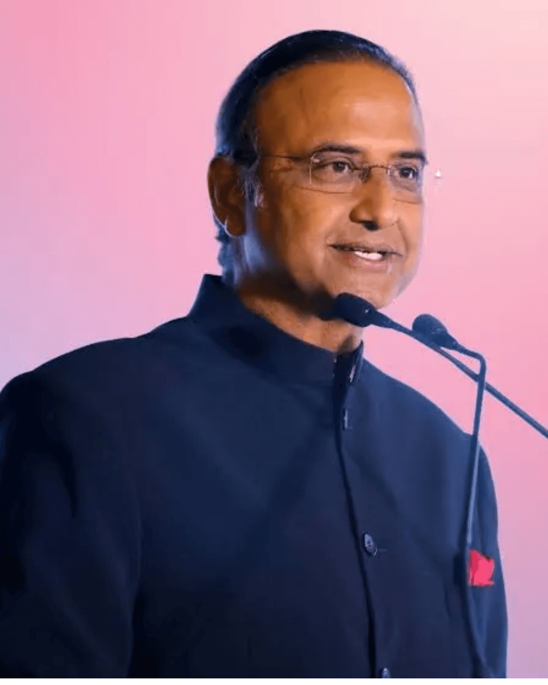 Charu Sharma, Waltair brand ambassador and advisor, speaking at an event