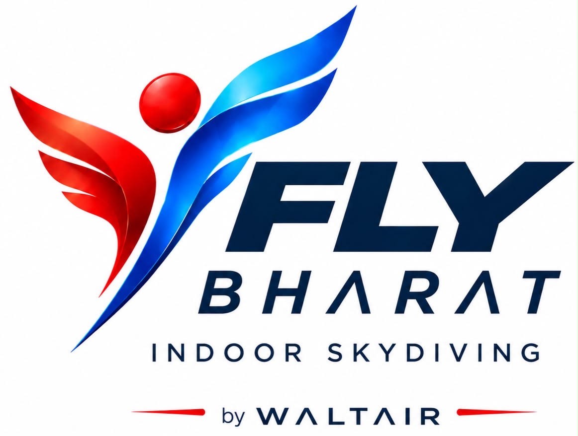 FLY Bharat Indoor Skydiving by Waltair logo